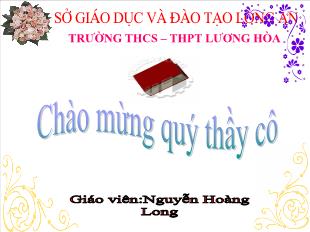 Bài giảng môn Đại số lớp 11 - Tiết 44: Cấp số nhân (Tiếp)