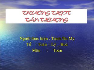 Bài giảng môn Hình học khối 12 - Bài 2: Phương trình đường tròn