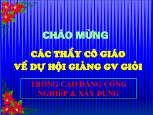 Bài giảng môn Hình học khối 12 - Bài 3: Phương trènh đường thẳng trong khễng gian