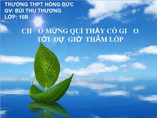 Bài giảng môn Toán học 10 - Tiết 30 - Bài 1: Phương trình đường thẳng