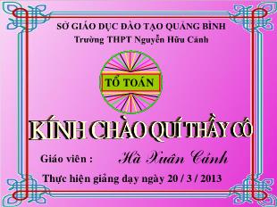 Bài giảng môn Toán học 10 - Tiết 36: Phương trình đường tròn