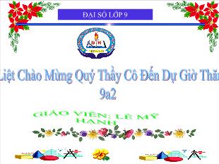 Bài giảng môn Toán học lớp 9 - Tiết 53: Công thức nghiệm của phương trình bậc hai (Tiết 3)