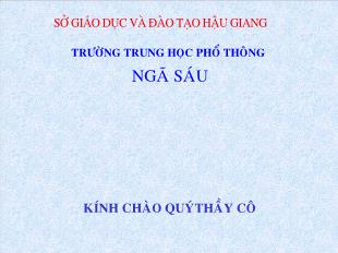 Bài giảng môn Toán lớp 10 - Bài 1: Các định nghĩa