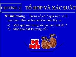 Bài giảng môn Toán lớp 11 - Bài 1 - Tiết 21: Quy tắc đếm