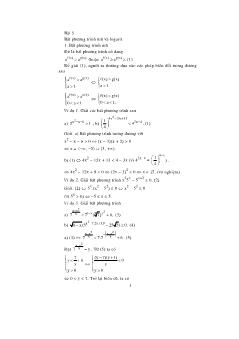 Bài tập Phương trình, bất phương trình mũ và logarit - Phần 3