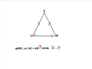 Bài giảng môn Toán học lớp 9 - Tiết 47: Quan hệ giữa góc và cạnh đối diện trong một tam giác