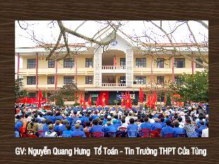 Bài giảng Hình học 10 tiết 36: Phương trình đường tròn