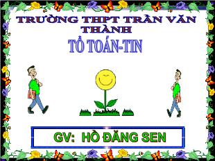 Bài giảng môn Đại số lớp 11 - Bài 3: Đạo hàm của các hàm số lượng giác (Tiếp theo)