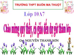 Bài giảng Đại số 10 Bài 8: Một số phương trình và bất phương trình quy về bậc hai