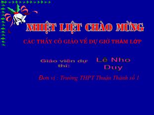 Bài giảng lớp 10 môn Hình học - Bài 5 : Elip (Tiết 37)