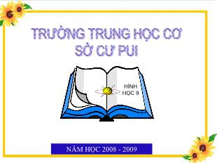 Bài giảng lớp 9 môn học Hình học - Tiết 24 - Bài 3: Liên hệ giữa dây và khoảng cách từ tâm đến dây (Tiếp)