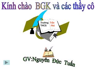 Bài giảng lớp 9 môn học Hình học - Tiết 59: Hình trụ diện tích xung quanh và thể tích của hình trụ