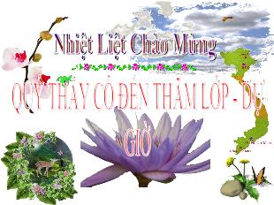 Bài giảng môn Hình học 10 Bài 2: Tích vô hướng của 2 véc tơ (tiết 1)