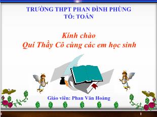 Bài giảng môn Hình học 10 Tiết 32: Khoảng cách và góc (tt)