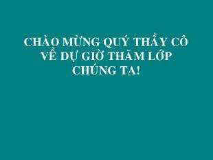 Bài giảng môn Hình học lớp 7 - Tuần 14 - Tiết 28 - Bài 5: Trường hợp bằng nhau thứ ba của tam giác góc – cạnh – góc