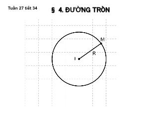 Bài giảng môn Toán lớp 10 - Bài 4: Đường tròn